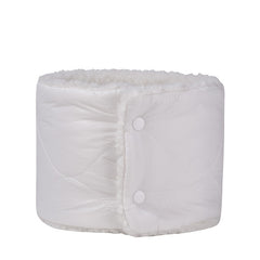 Winter Plus Velvet Button Bib Neck Guard Warm Double sided Neck Sleeve