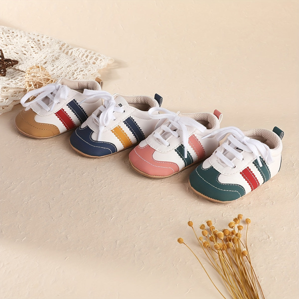 Baby Boy Comfortable Non Slip Sneakers for Indoor Outdoor Walking