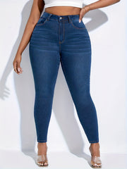 High Rise Stretch Skinny Jeans