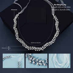 Wedding Sash Bridal Belts Rhinestone Hairband For Grown Formal Dress