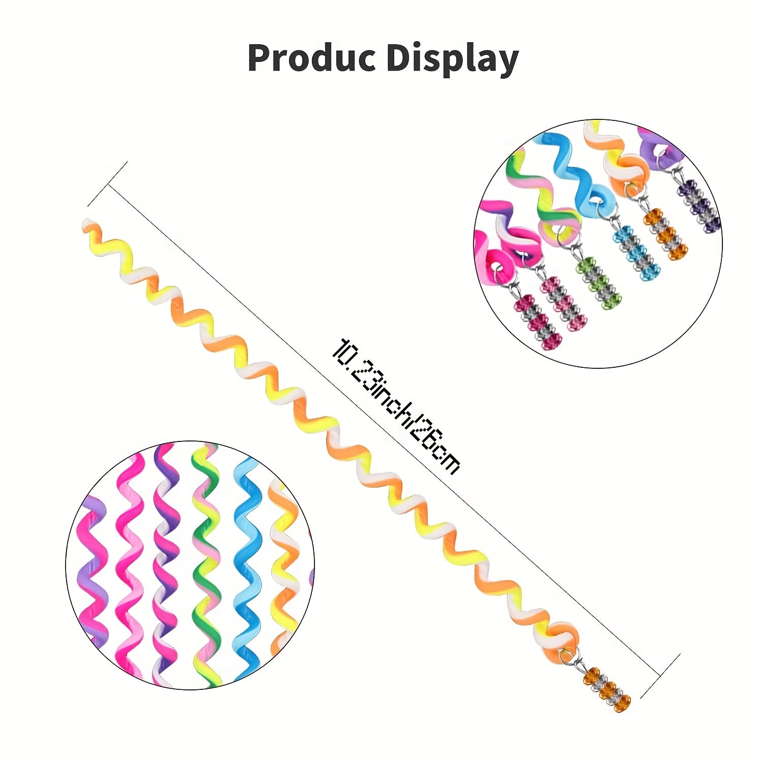 Colorful Braid Hair Tools for Girls Kids Hair Bands Ponytail Holders