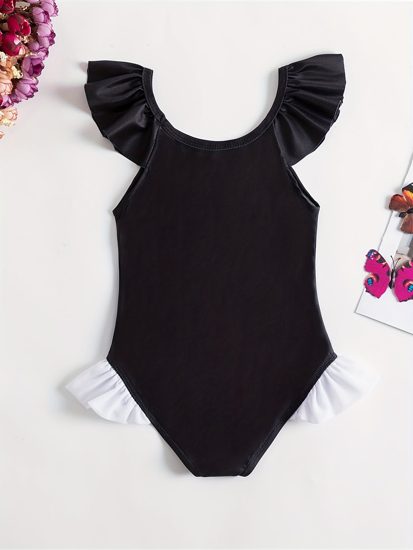 Toddler Girls Unicorn One Piece Swimsuit for Pool Party Beach Swimwear