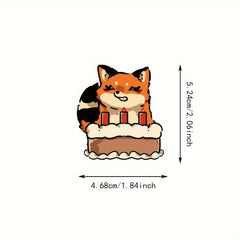 50pcs Little Fox Graffiti Stickers Holiday Decoration Luggage Waterproof