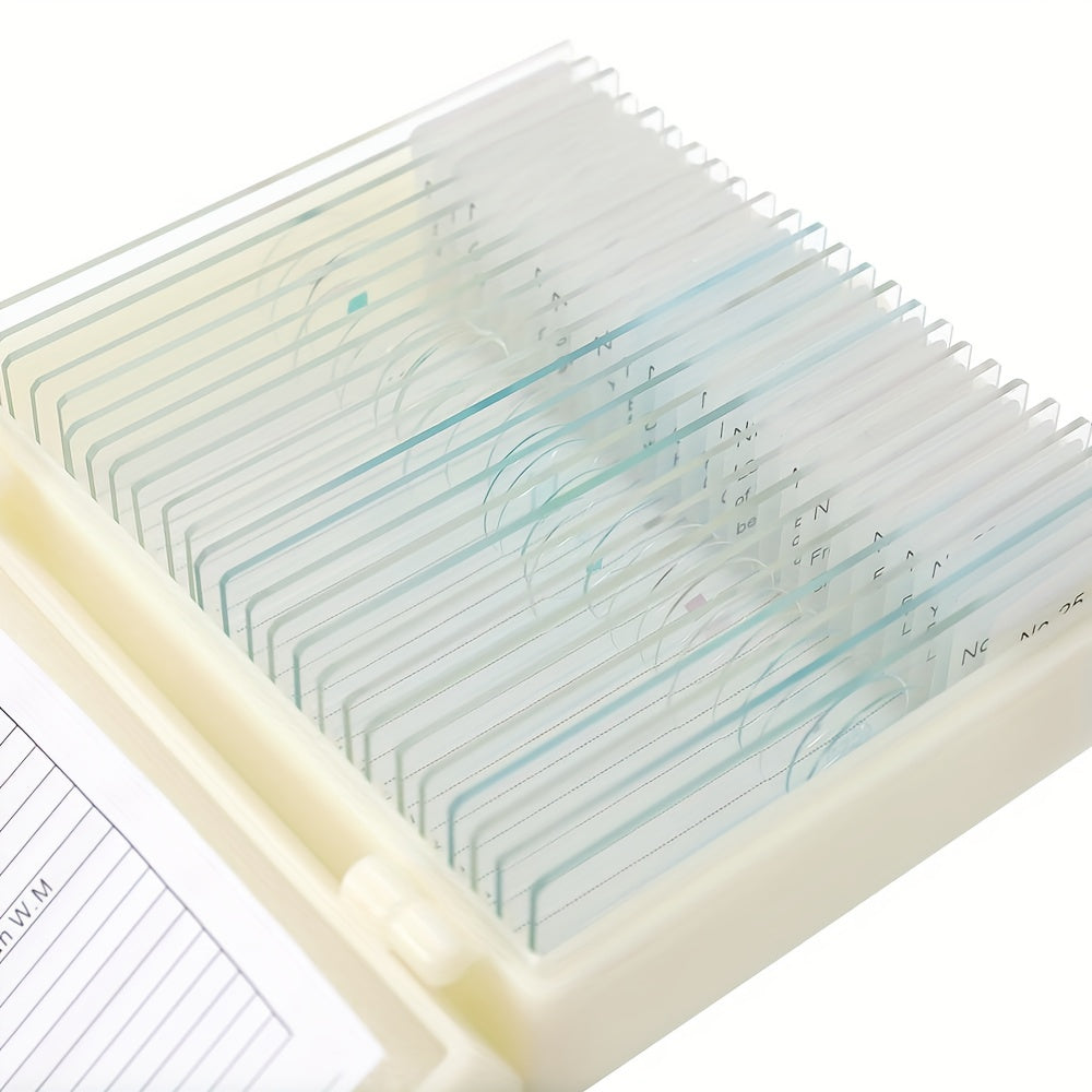 30pcs Biological Glass Sample Prepared Basic Science Specimen Set