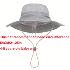 Kids Mesh Breathable Sun Hat for Boys and Girls