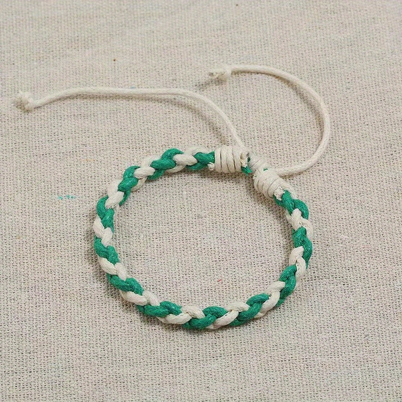 Colorful Ethnic Style Braided Bracelet For Kids