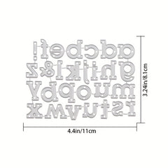 Alphabet Metal Cutting Dies Stencil Scrapbooking DIY Craft Embossing
