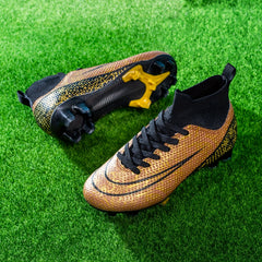 Kids Soccer Cleats Lightweight Non Slip Shoes Boys Girls