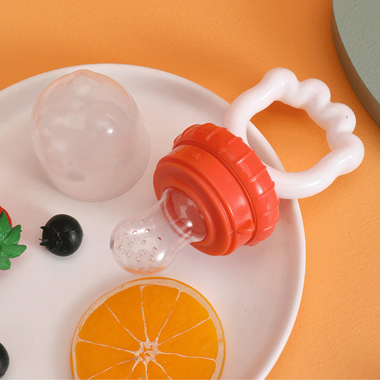 Baby Silicone Mesh Bag for Fruit & Vegetable Eating, Cat Claw Shape Pacifier