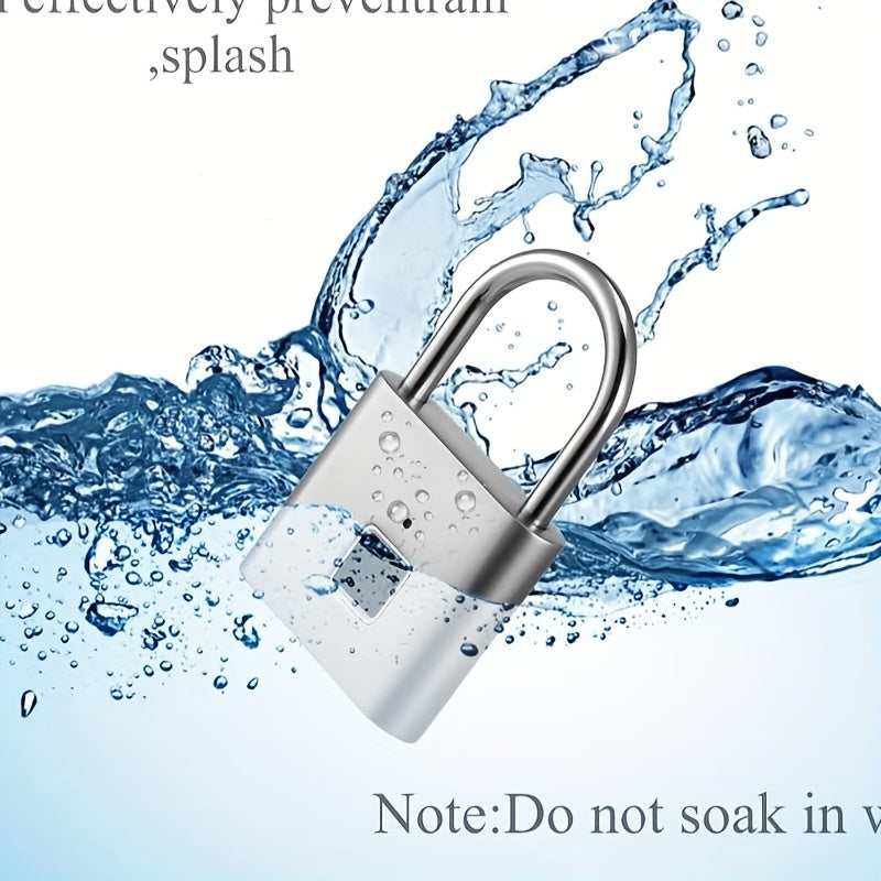 Smart Fingerprint Padlock Security Lock Portable for Locker Gym Door Luggage
