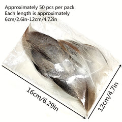 50pcs Spotted Tying Features For Flies Bait Hook Fly Tying Material