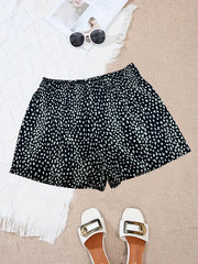 Smocked Waist Shorts for Women Spring Summer Casual Wear