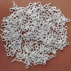300PCS Small Screw Eye Pins Kit 10x5mm for Arts & Crafts Projects