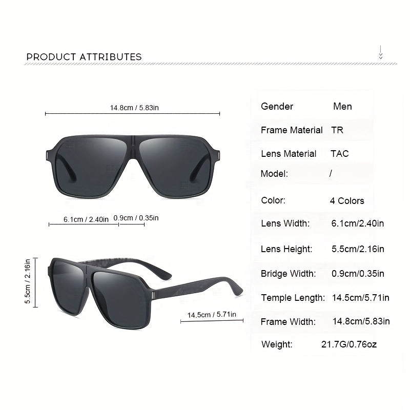 Vintage Polarized Men's Sunglasses for Driving