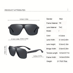 Vintage Polarized Men's Sunglasses for Driving