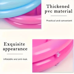 Portable Double Layer Inflatable Water Basin for Travel And Outdoor Use