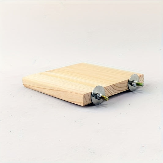 Parrot Stand Board Log Stand Board Bird Habitat Toy Platform