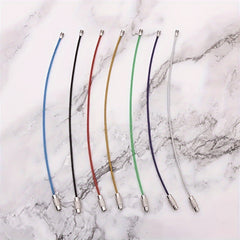 Fashionable Steel Wire Ring Bracelets Keychain Tag