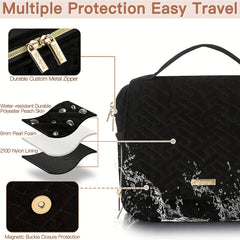 Women's Travel Toiletry Bag Makeup Organizer Waterproof Dopp Kit