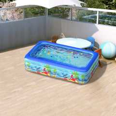 Inflatable Family Swimming Pool for Backyard Water Sports