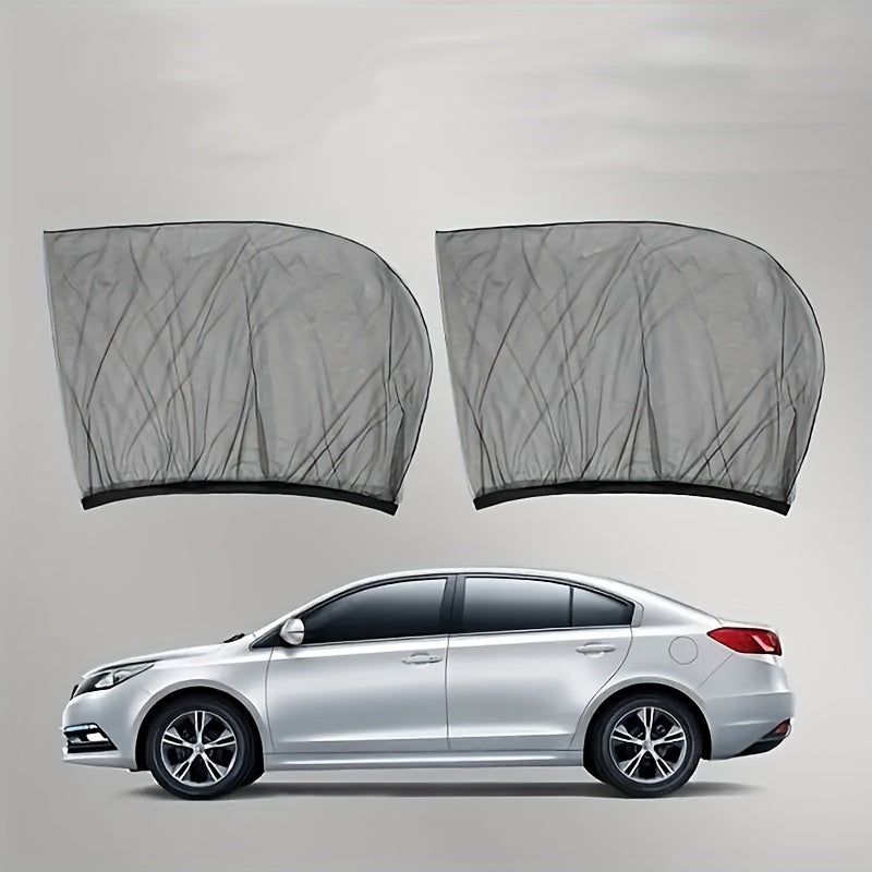 4pcs Car Window Sun Shade Protect Your Baby & Kids from UV Rays & Bugs
