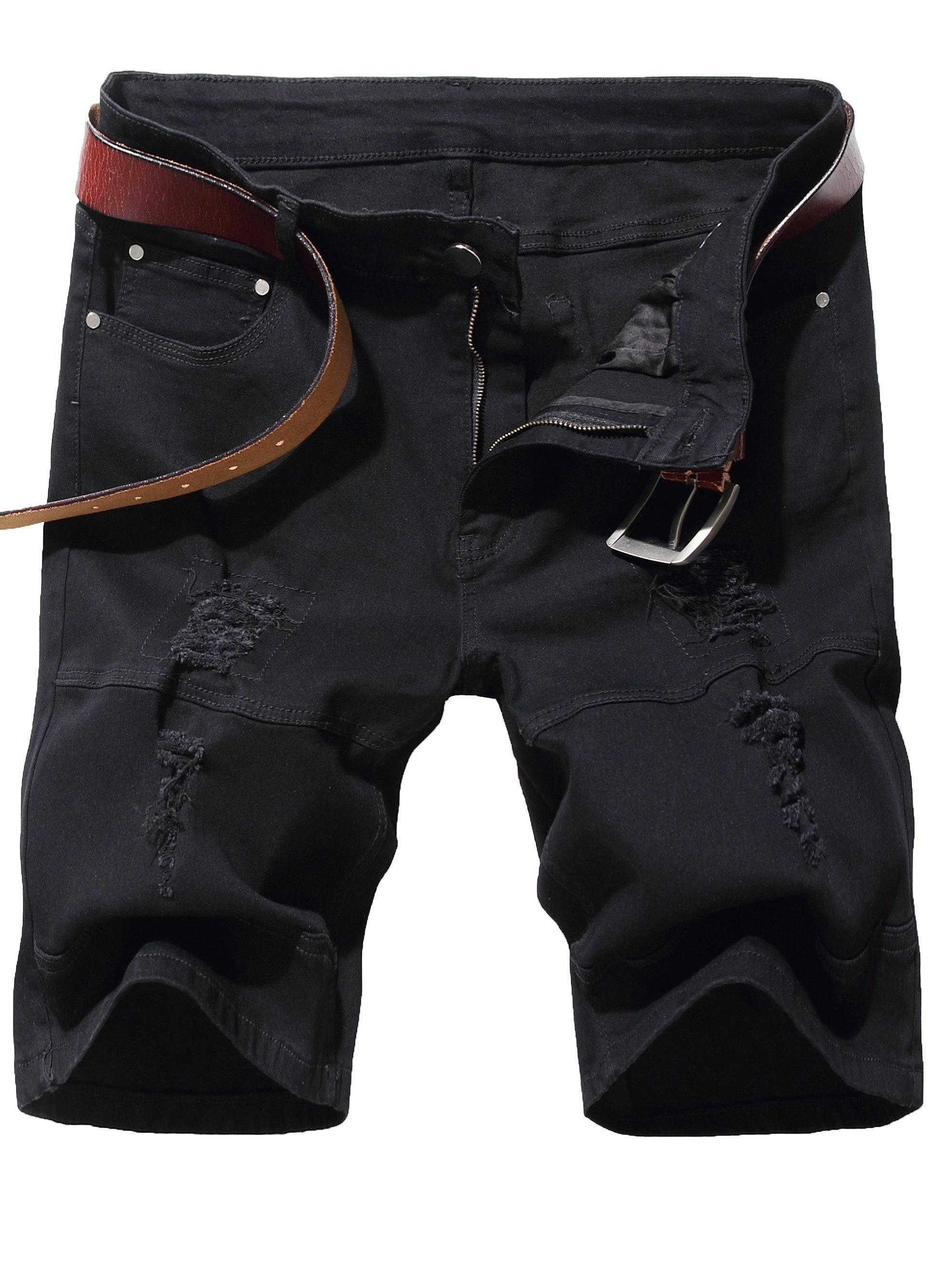 Men's Street Style Denim Shorts for Summer