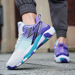 Men's Gradient Running Shoes Breathable Non Slip Sneakers