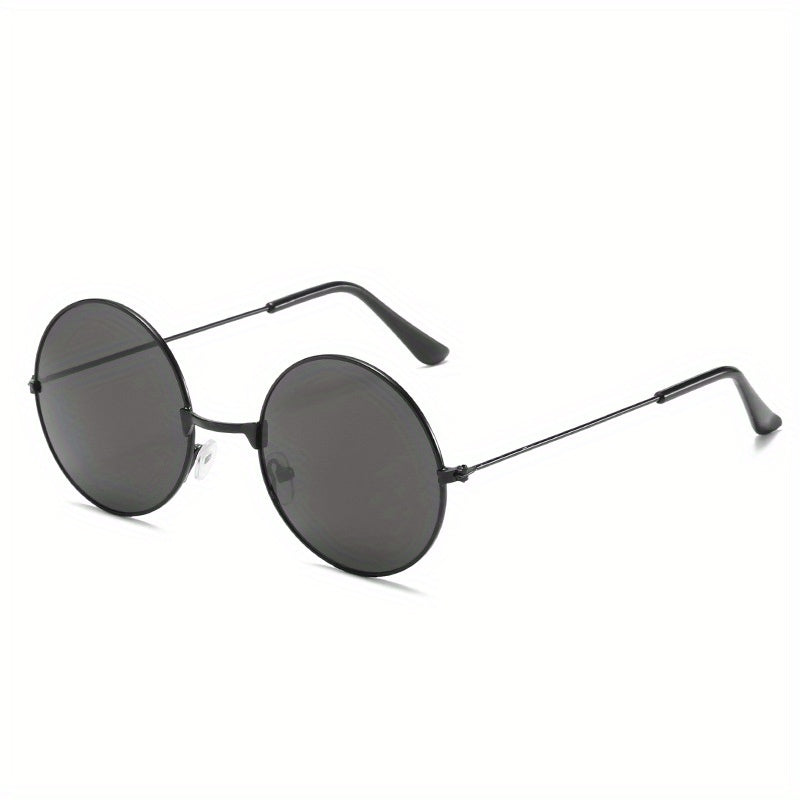 Men's Round Frame UV Protection Sunglasses for Beach