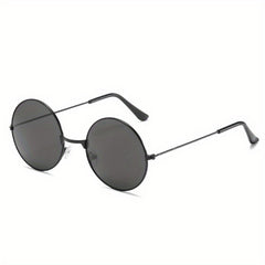 Men's Round Frame UV Protection Sunglasses for Beach