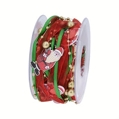 5M Christmas Ribbon Tree Decoration DIY Navidad Party Favors