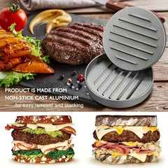 Non Stick Burger Press for BBQ Kitchen Meat Press Hamburger Patties
