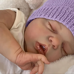 19 Inch Soft Body Reborn Sleeping Baby Doll With 3D Skin