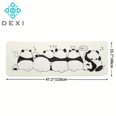 Plush Fluffy Rug Panda Shag Furry Area Rug