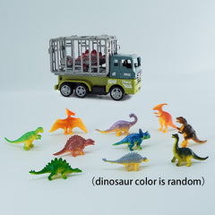 Dinosaur Transport Car with Plastic Cage Vehicle Truck Model