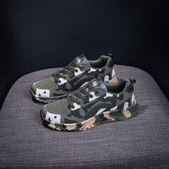 Men's Camo Lightweight Running Shoes Breathable Outdoor Sneakers