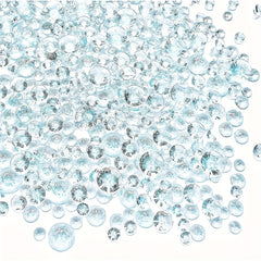 900pcs Clear Crystal Glitter Mixed Sizes Gems for Crafts DIY Christmas Card