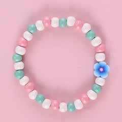 Makersland Kids Pottery Flower Bead Bracelet
