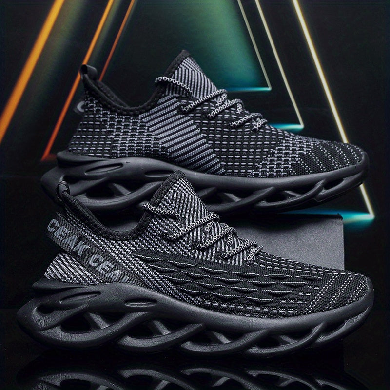 Men's Lightweight Lace Up Casual Shoes Breathable Comfortable Sneakers