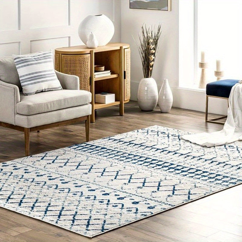 Moroccan Ethnic Style Carpet For Bedroom Living Room