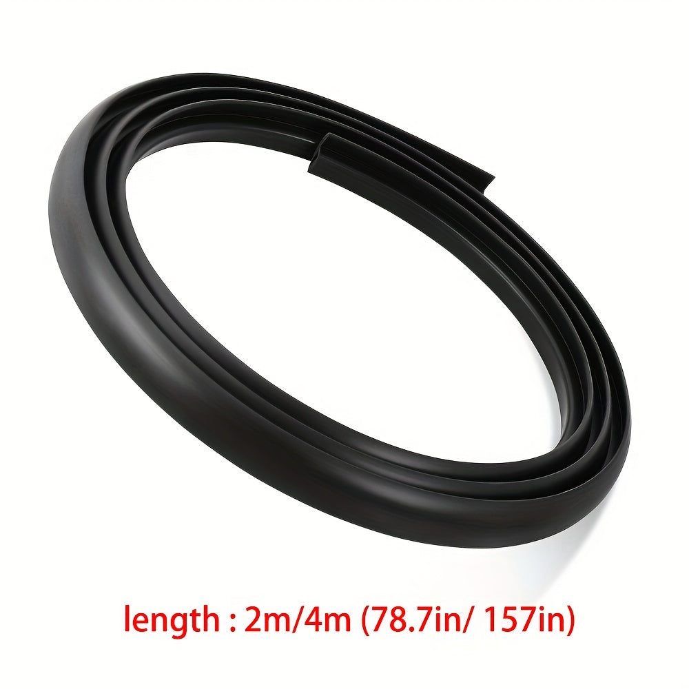 Car Windshield Rubber Seal Front Rear Sunroof Dustproof Sealing Strip