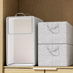 Large Storage Basket Non-woven Fabric Steel Frame Folding