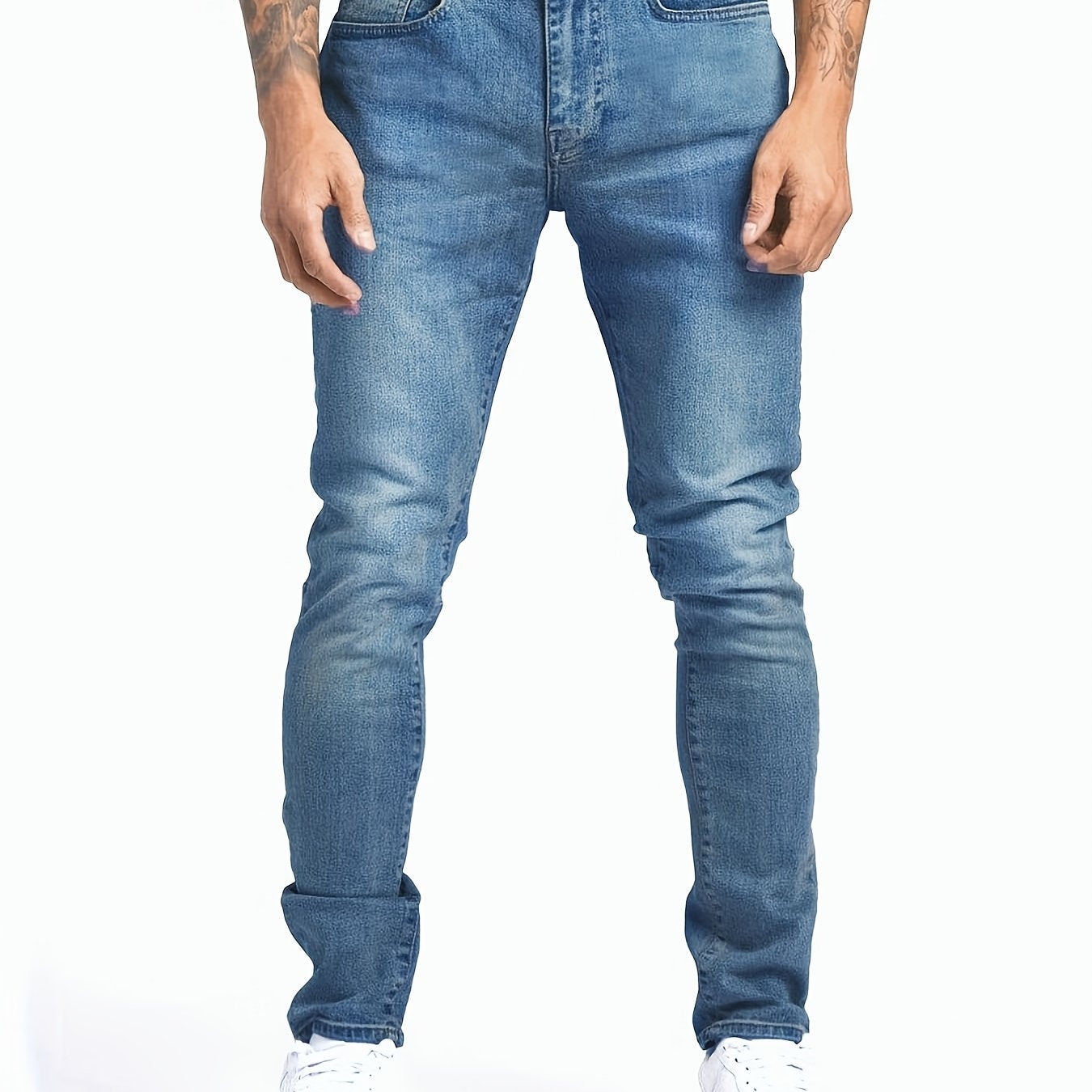Men's Slim Fit Jeans Casual Stretch Denim Pants