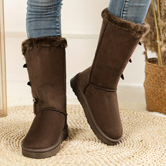 Women's Non Slip Winter Snow Boots Warm Platform High Tube Boots
