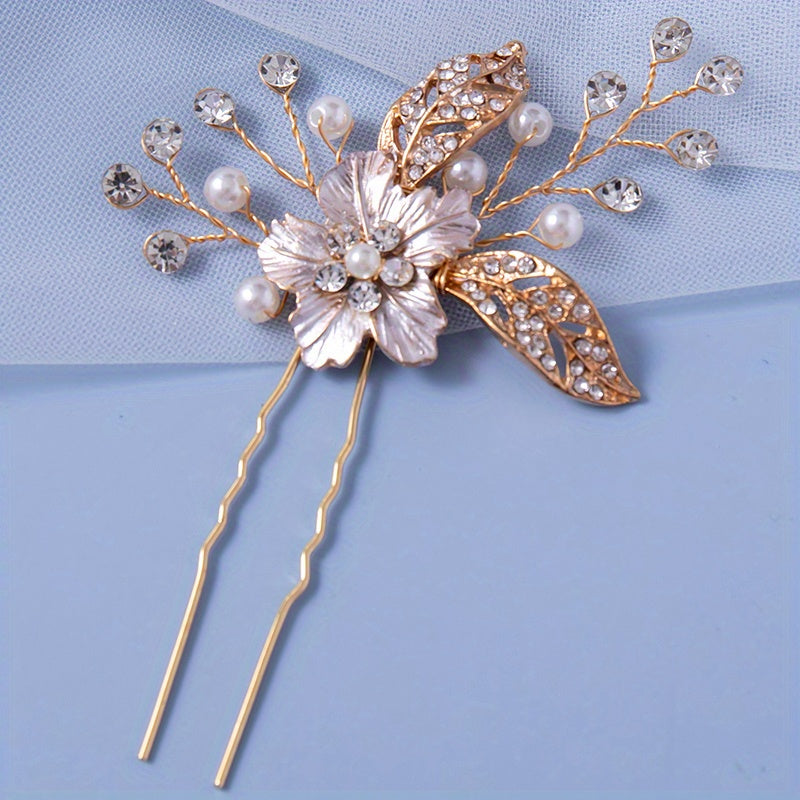 Rhinestone Bridal Wedding Hair Pins Rhinestone Hair Clips Accessories