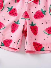 Big Boys Fruit Beach Trunks Kids Swimming Shorts