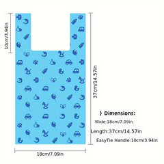 100pcs Disposable Diaper Storage Bag Travel Urine Collection Outing Bag