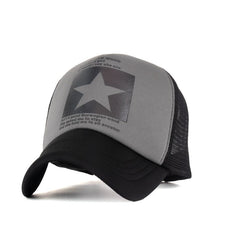 Pentagram Print Men's Casual Baseball Mesh Cap