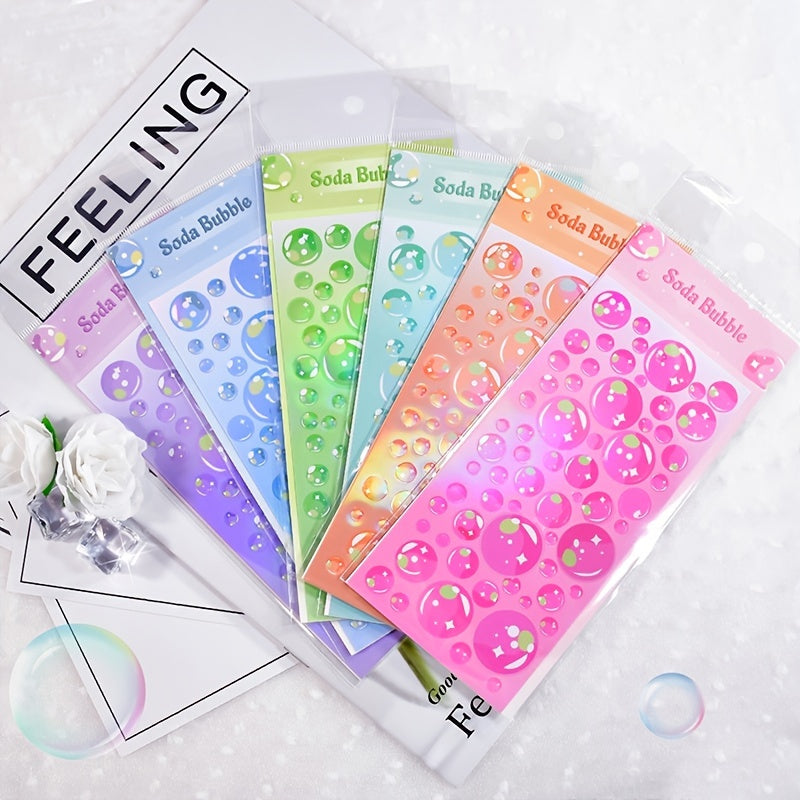 Clear Bubble Pattern Sticker for Craft Decoration