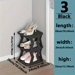 1Pc Foldable Shoe Rack Shoe Storage Shelf - Durable Space Saving Organizer