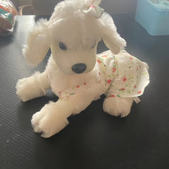 Simulation Poodle Puppy Plush Toy Dog Pillow Birthday Gift